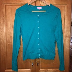 Turquoise Lilly Pulitzer sweater